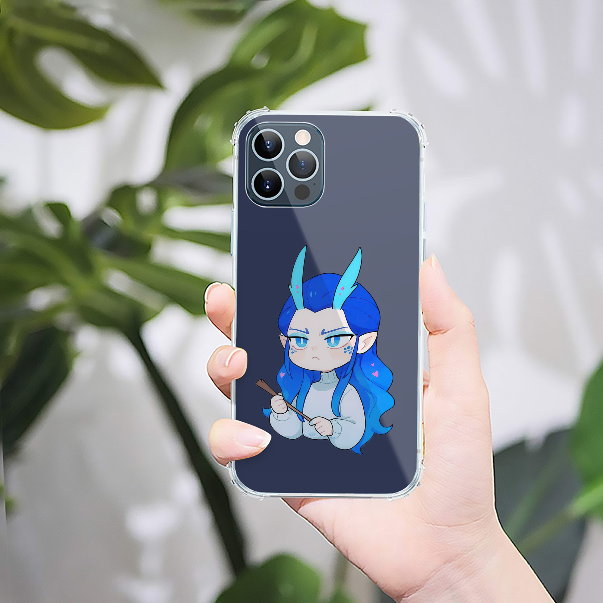 （画像用） Ne Zha 2 ナタ 魔童の大暴れ 【iPhone 12シリーズ対応】透明スマホケース（クリアソフトケース）